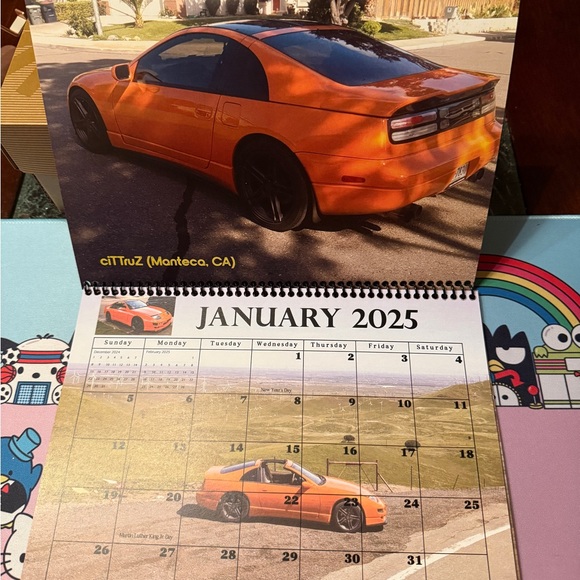 2025 Nissan 300ZX Z32 Wall Calendar - Picture 5 of 8